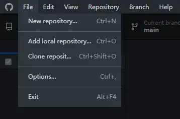 点击File并点击Clone Repository